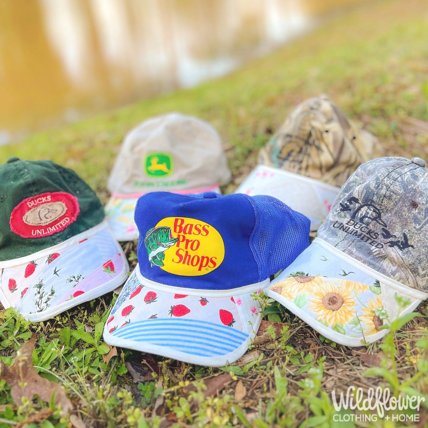 OOAK Ducks Unlimited Quilted Bill Hat