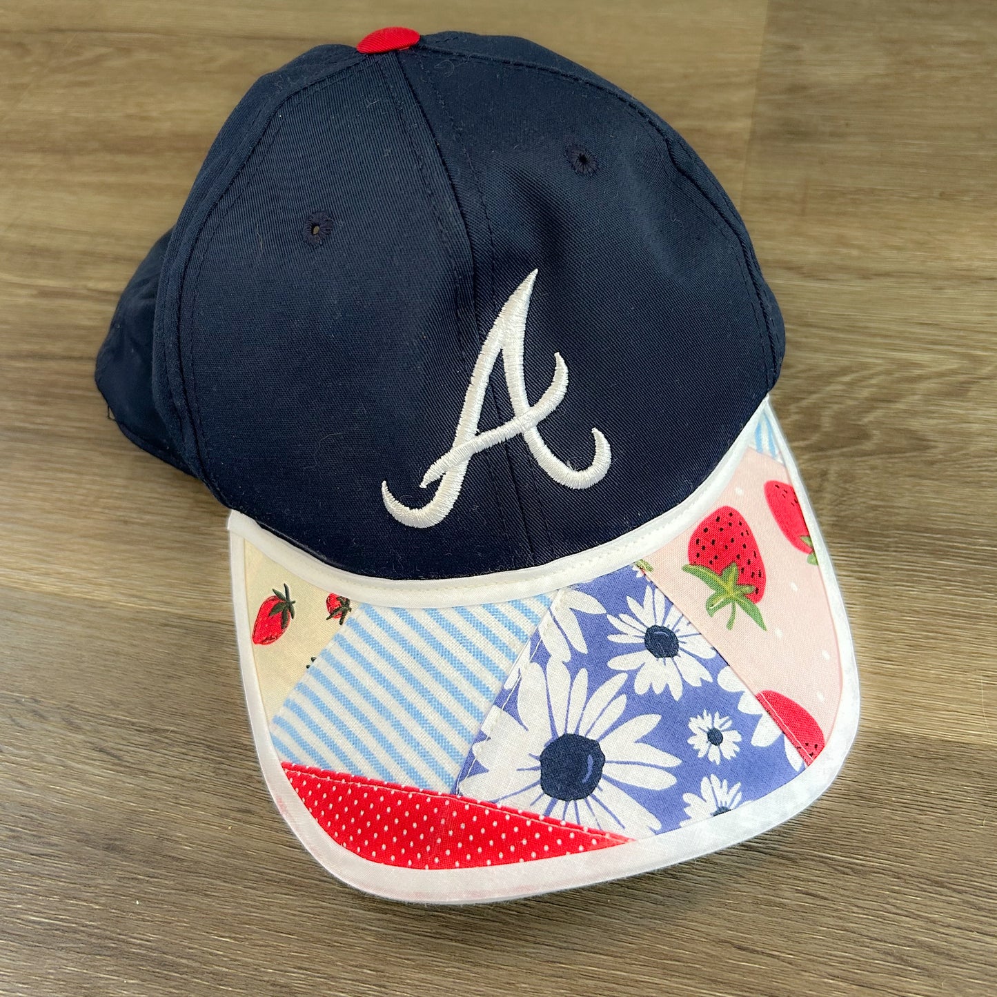OOAK Braves Quilted Bill Hat