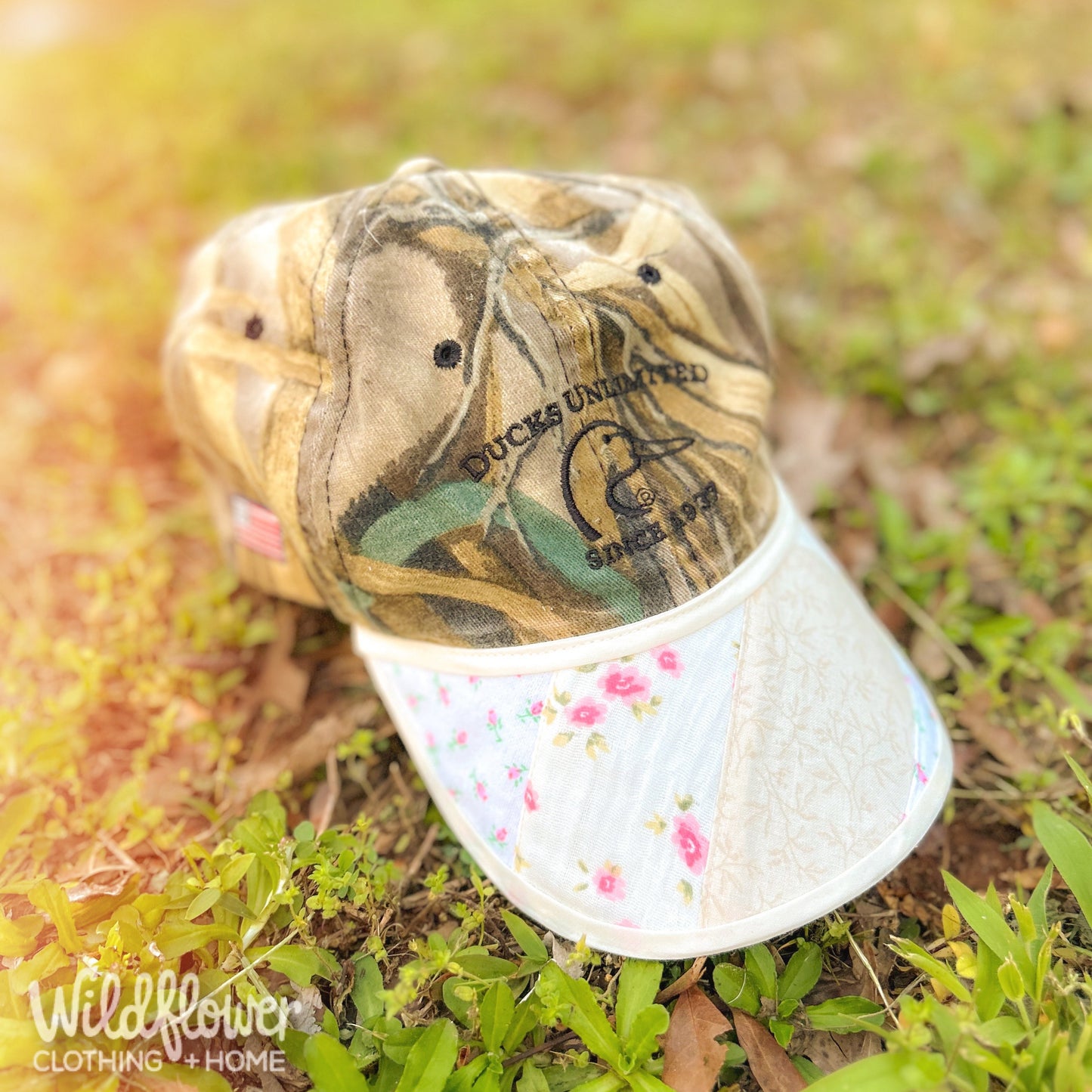 OOAK Ducks Unlimited Quilted Bill Hat