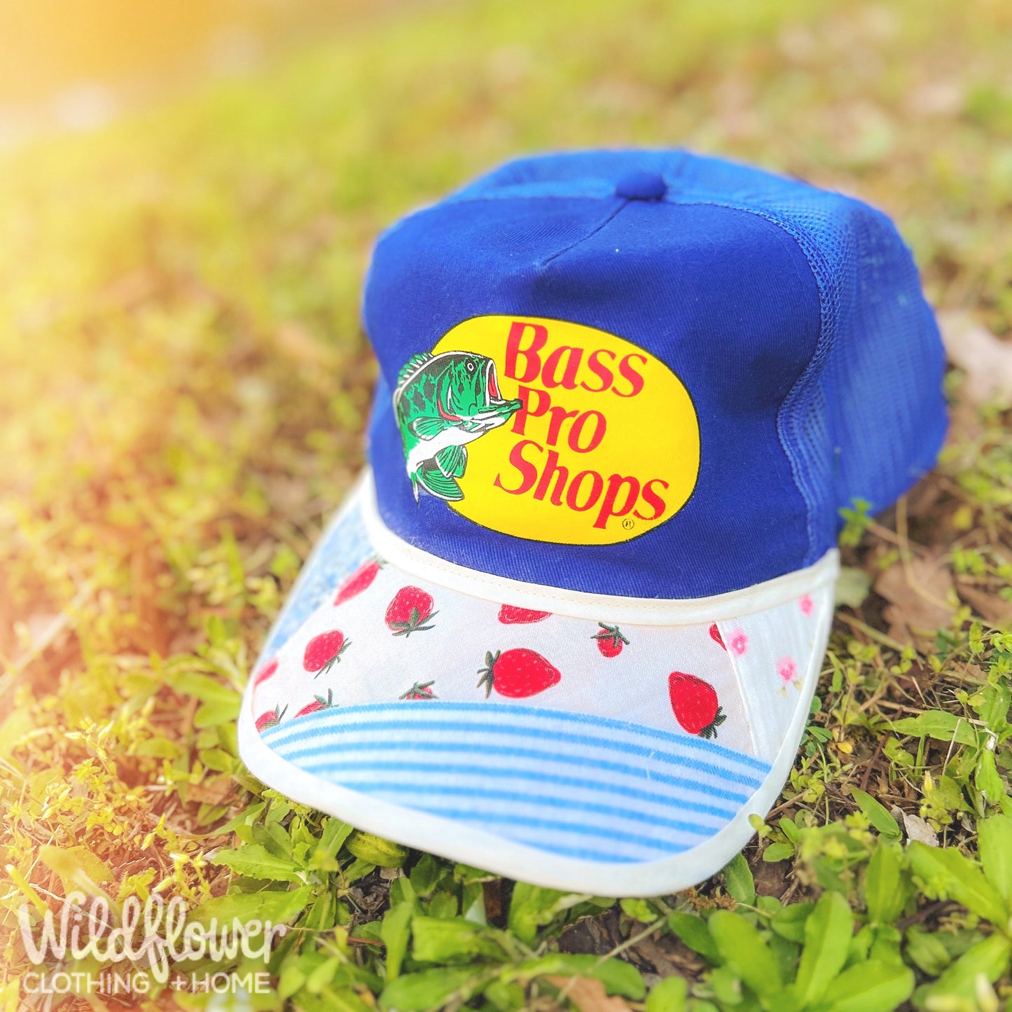OOAK Bass Pro Quilted Bill Hat