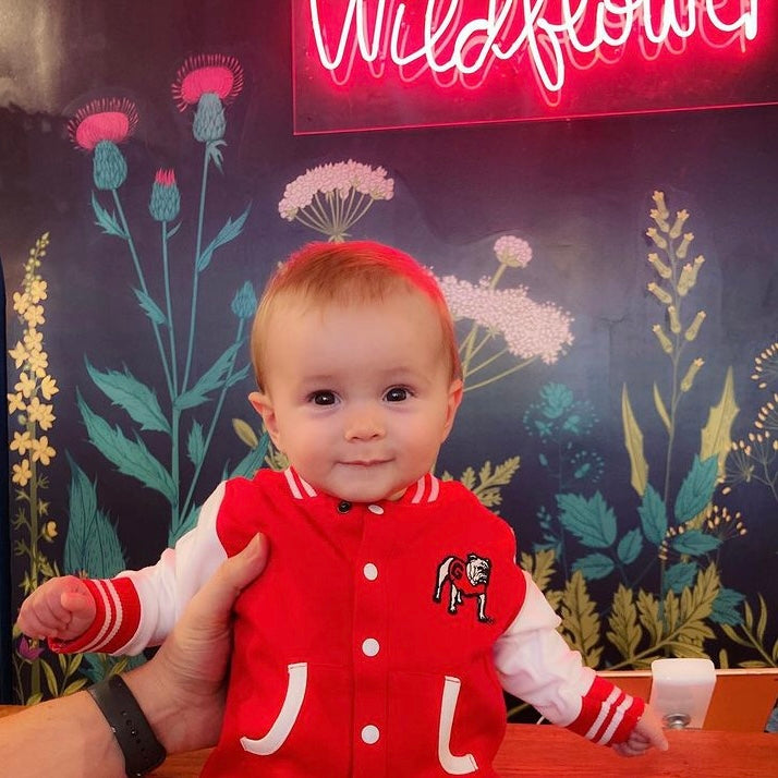 RED Varsity Jacket Infant / Toddler / Youth – Wildflower Clothing