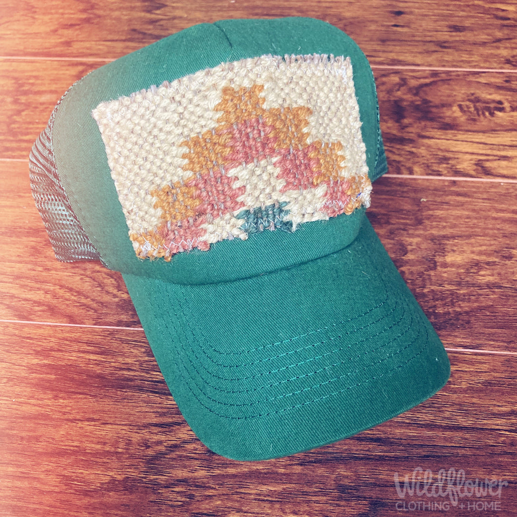 FREE SHIPPING Green Rug Hat 3