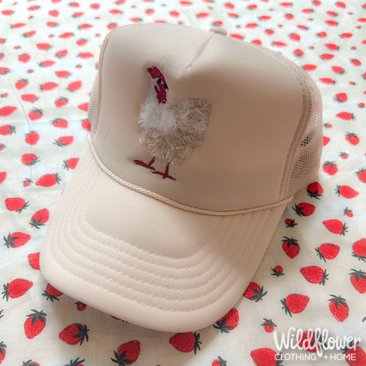 Tan Chicken Hat