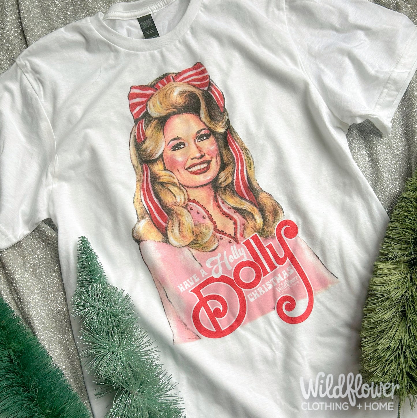 YOUTH + ADULT Holly Dolly Bow Tee