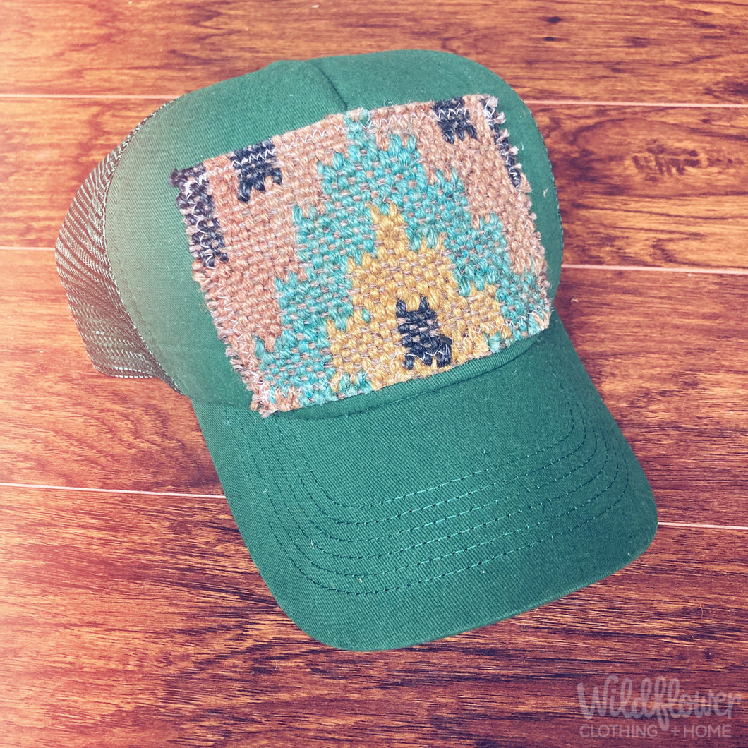FREE SHIPPING Green Rug Hat 1