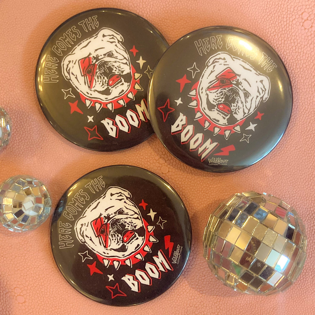 Boom Bulldog Button