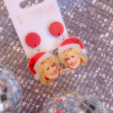 Christmas Dolly Dangle Earrings