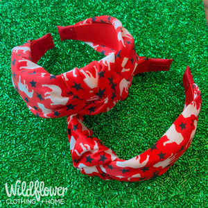 Bulldog Knotted Headband