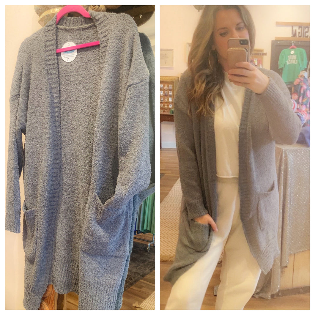 Cozy Cardigan in CHARCOAL