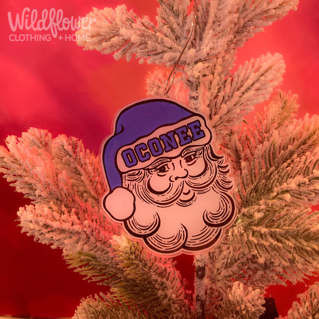 Oconee Santa Ornament