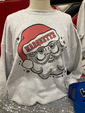 YOUTH Marquette Santa Sweatshirt