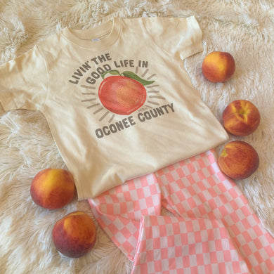 TODDLER Good Life Peach Tee