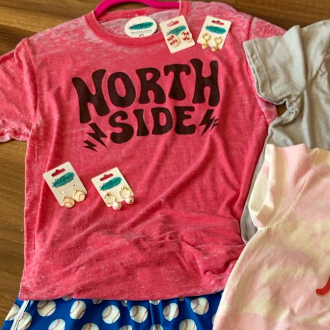 North Side Acid Wash Tee