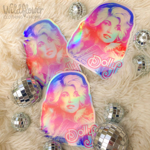 Dolly Ombré Holographic Sticker