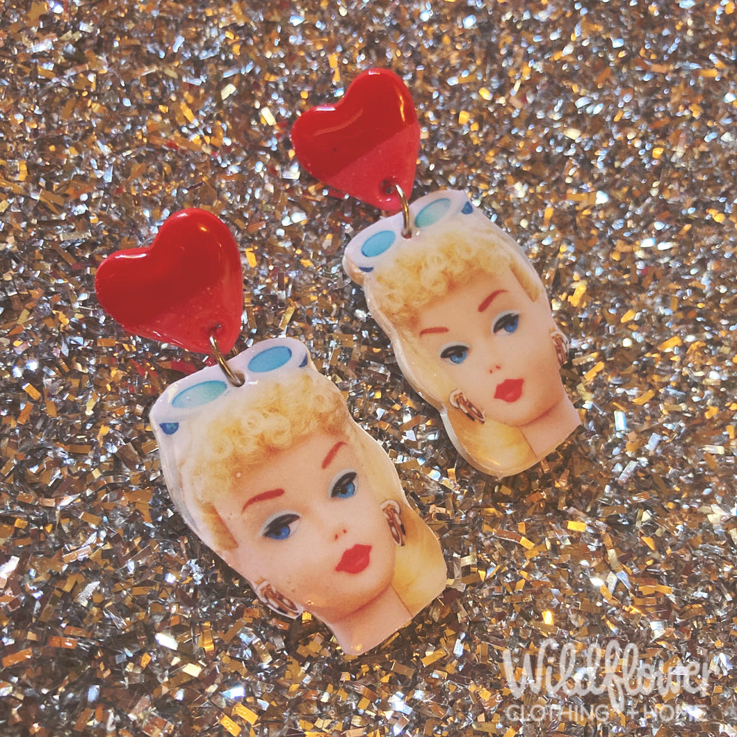 Vintage Barbie Statement Earrings