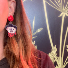 Load image into Gallery viewer, Cowboy Bulldog Earrings
