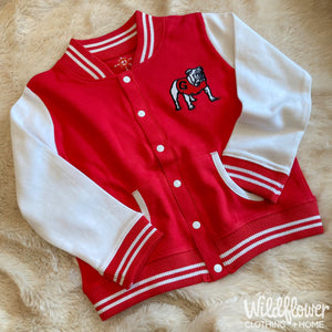 RED Varsity Jacket Infant / Toddler / Youth – Wildflower Clothing