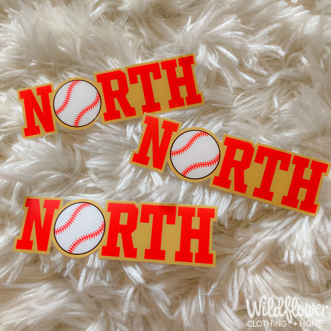 NORTH Baseball Sticker
