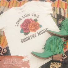 Load image into Gallery viewer, Long Live 70s Country Tunic Tee