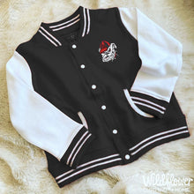 Load image into Gallery viewer, BLACK Varsity Jacket Infant / Toddler / Youth