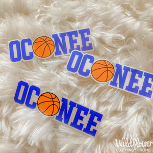 OCONEE Basketball Sticker