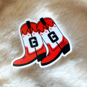 G Boot Sticker