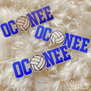 OCONEE Volleyball Sticker