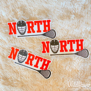 North Lacrosse Sticker