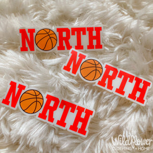 NORTH Basketball Sticker