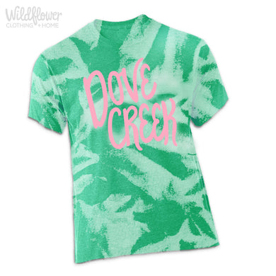 YOUTH Dove Creek Pink + Green Tee