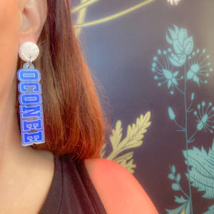 Oconee Varsity Earrings