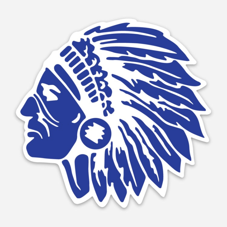 Oconee Warrior Head Sticker